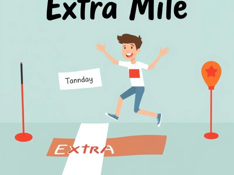Learn to Go the Extra Mile in English
