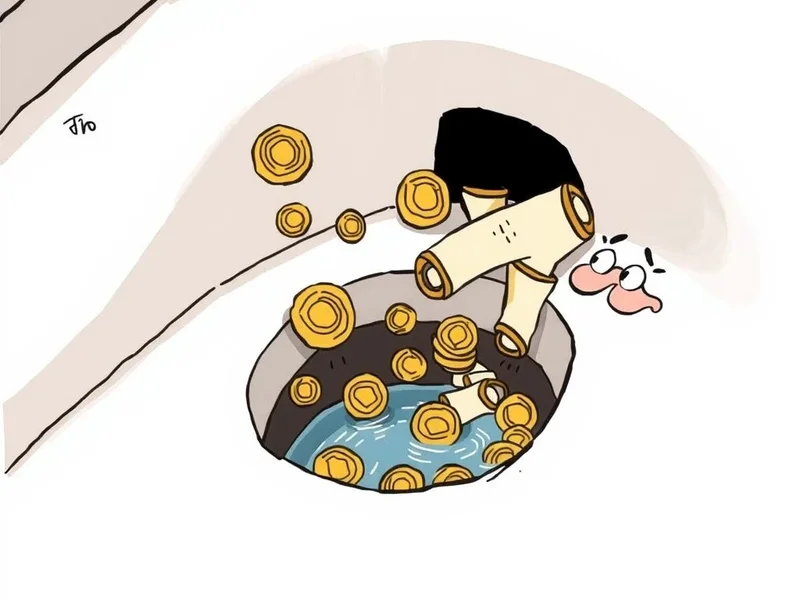 Understanding the idiom Go Down The Drain