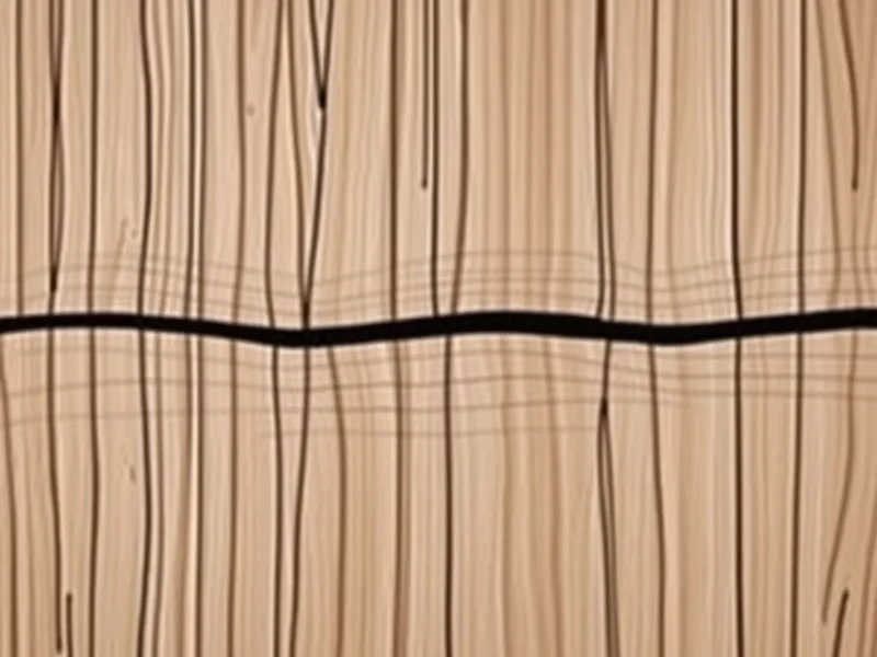 Illustration of wood grain with one path going against it, representing the idiom Go Against The Grain