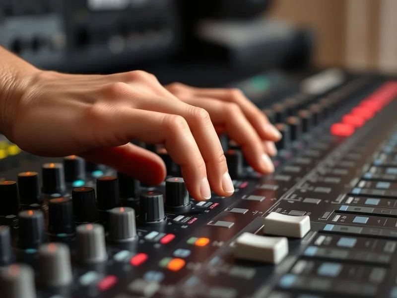 Image showing someone making small adjustments to an instrument or machine, with the text "Understanding how to Fine-Tune your English skills"