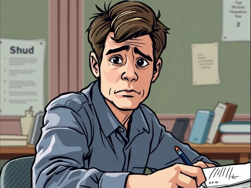 Man looking bored while working, illustrating the concept of 'Go Through The Motions'