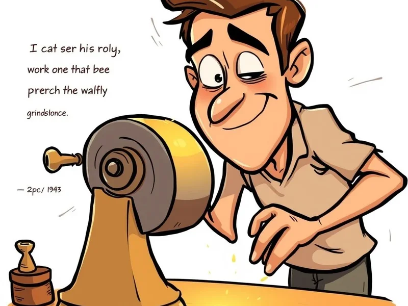 Understanding the idiom Keep Your Nose To The Grindstone