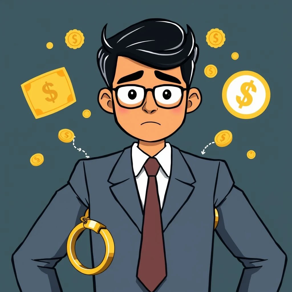 Entendendo Golden Handcuffs Idioma Inglês para Decisões de Carreira