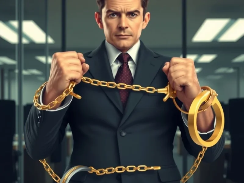 Image title must include the primary keyword: Understanding the idiom Golden Handcuffs in English