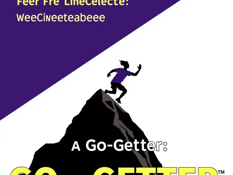 A motivated person actively working towards a goal, illustrating the concept of a Go-Getter