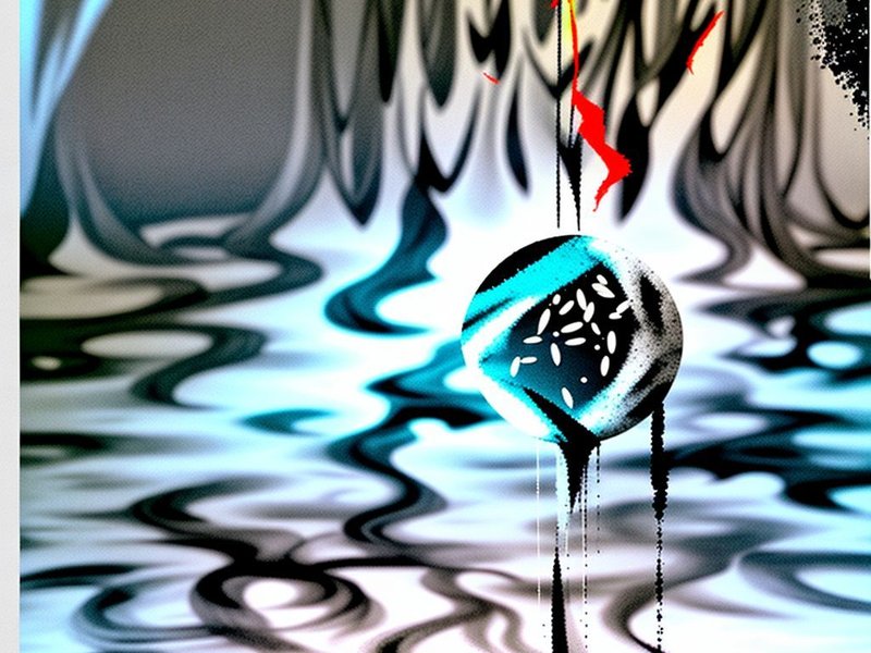 Illustration of a fuzzy, indistinct area symbolizing the meaning of Gray Area