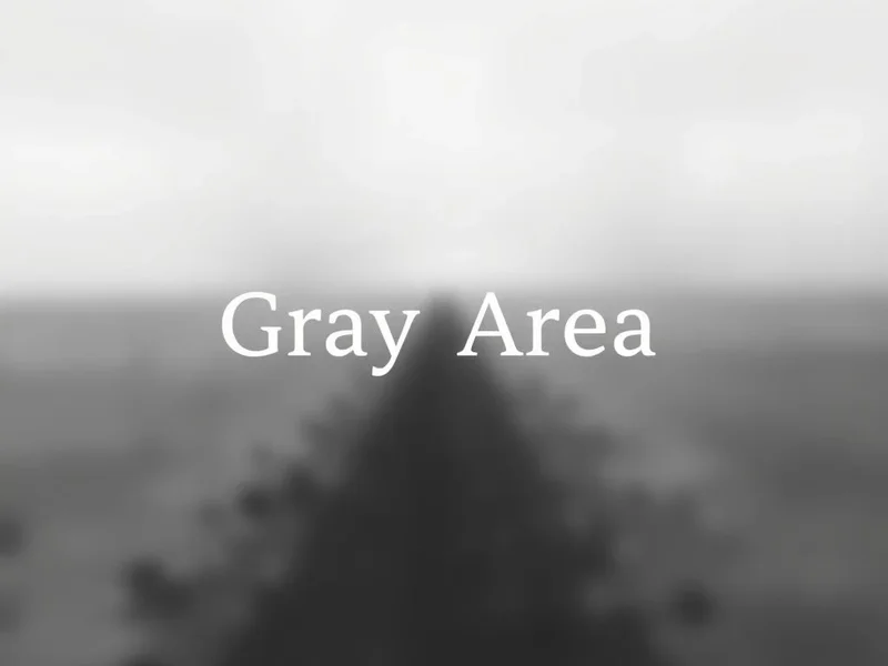 Illustration of a fuzzy, indistinct area symbolizing the meaning of Gray Area