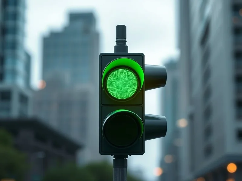 Đèn giao thông màu xanh lá cây tượng trưng cho cụm từ Green Light