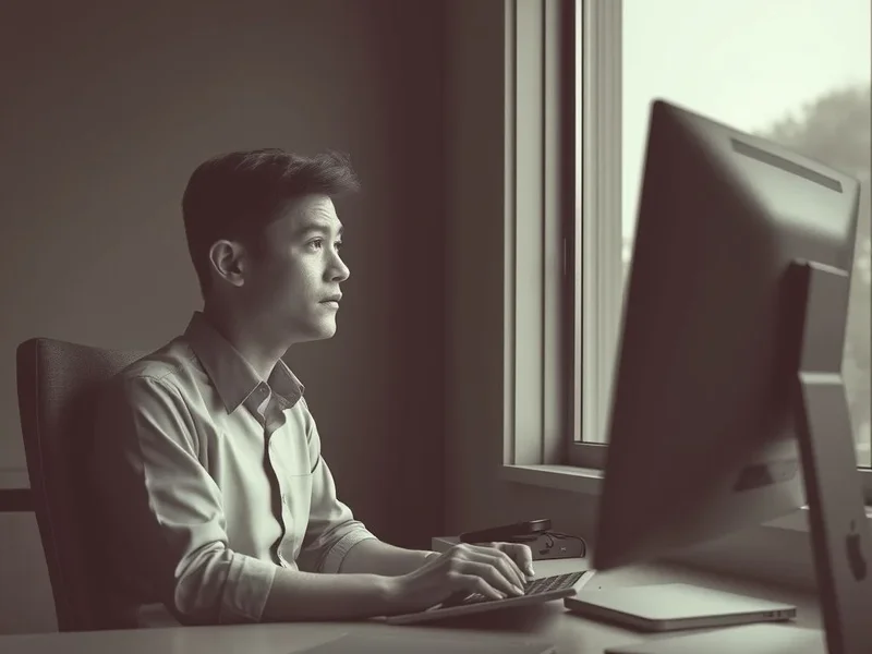 Man looking bored while working, illustrating the concept of 'Go Through The Motions'