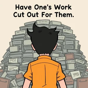 Entiende "Have One's Work Cut Out For Them" Guía Idiomas Inglés