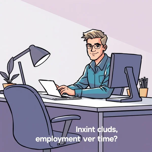 Một người đang làm việc thành công tại bàn làm việc, tượng trưng cho khả năng của họ trong việc Hold Down A Job