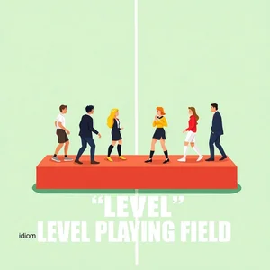 Level Playing Field Idioma Inglês Essencial para Competição Justa