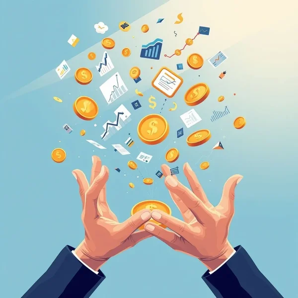 Image related to finance and juggling, titled: Demystifying Jjggle The Books and the idiom "juggle the books"