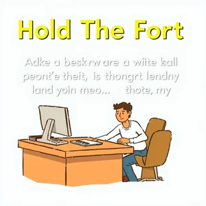 Hold The Fort Significado Uso Exemplos em Expressões e Idiomas em Inglês