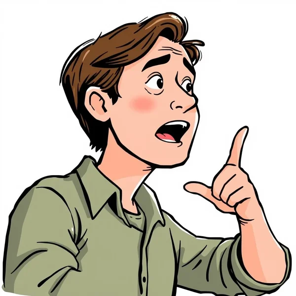 Man speaking directly to illustrate Lay It On The Line