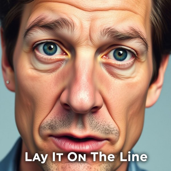 Man speaking directly to illustrate Lay It On The Line