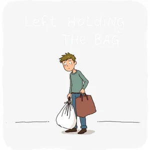 Left Holding The Bag Ý nghĩa và Cách dùng cho Người học tiếng Anh