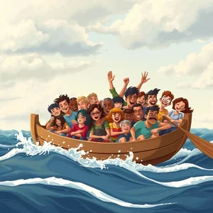 Significado Uso y Ejemplos de In The Same Boat Modismo Común Inglés