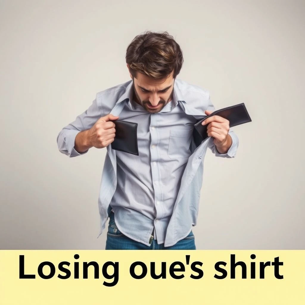 Tìm Hiểu Thành Ngữ Tiếng Anh Lose One's Shirt Nghĩa Là Gì?