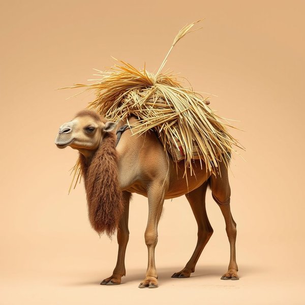 Image: A bundle of straw with one straw highlighted, symbolizing the Last Straw meaning