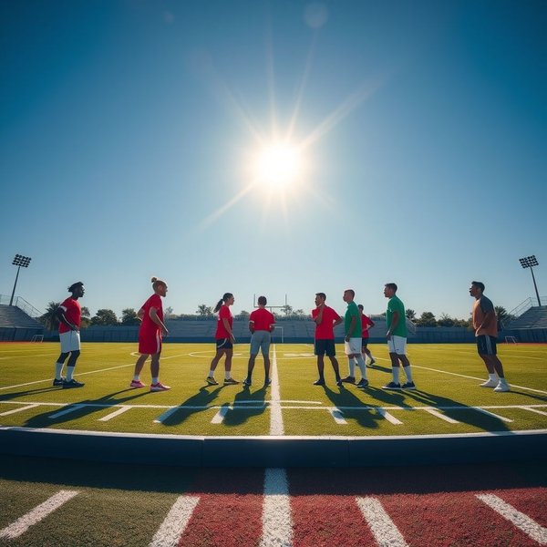 Illustration of a Level Playing Field in Sports