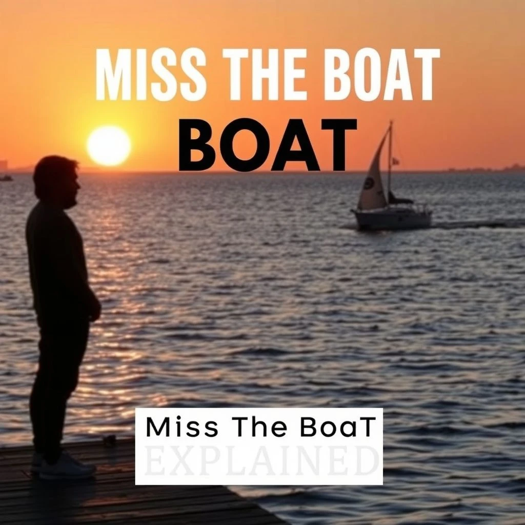 Miss The Boat: Nghĩa, Cách Dùng & Ví Dụ Thành ngữ Tiếng Anh