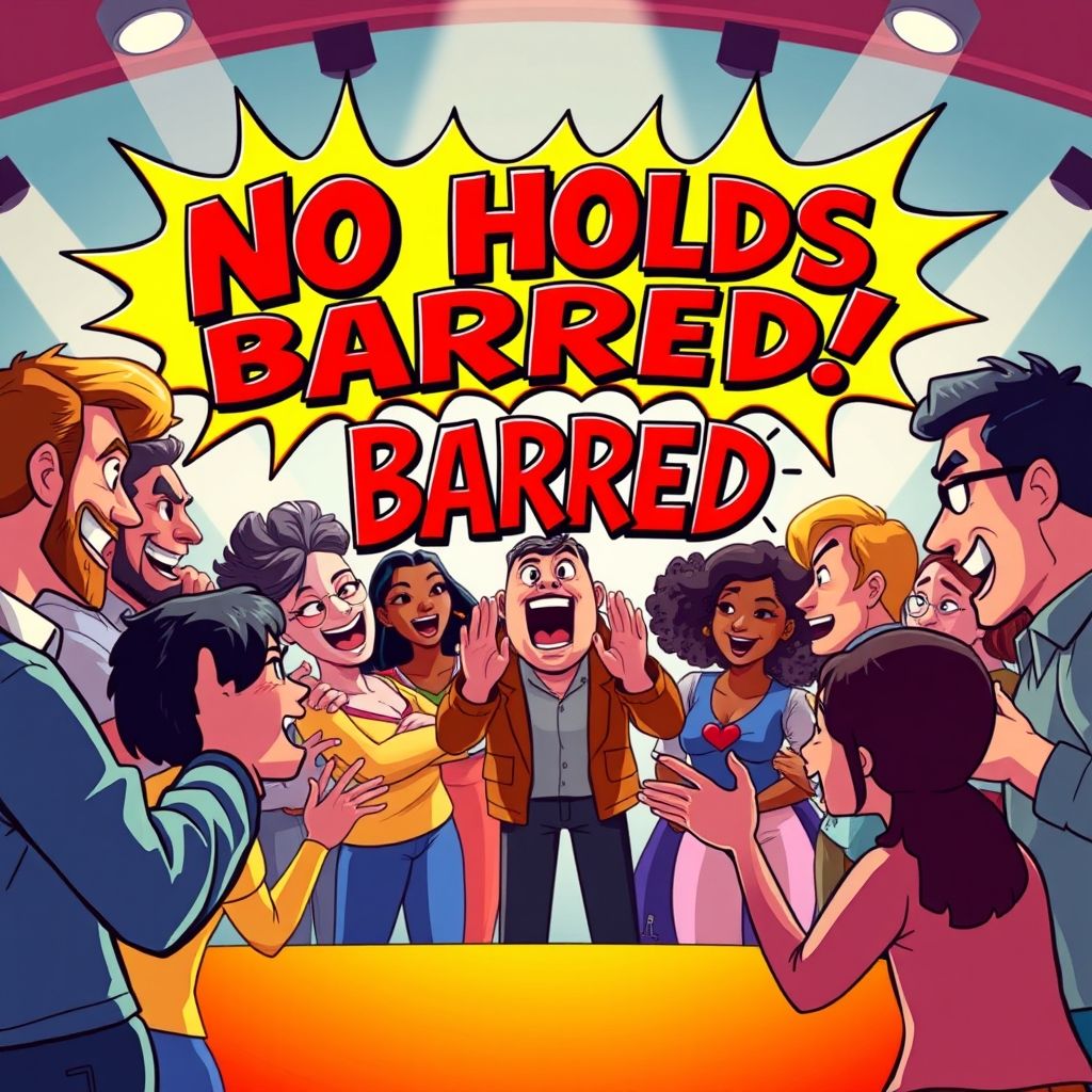Entendiendo 'No Holds Barred' Modismo Clave para Hablar Sin Restricciones