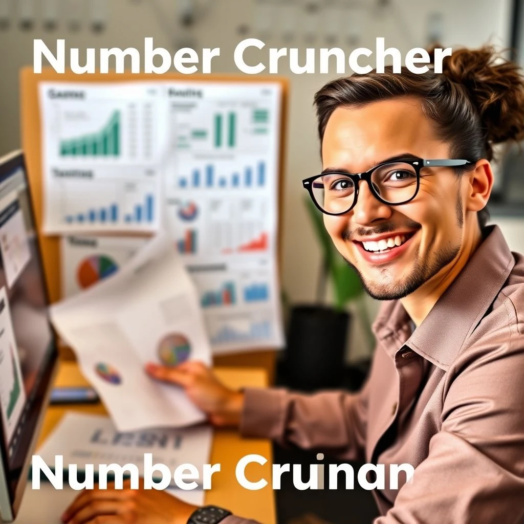 Que significa el modismo ingles Number Cruncher Comprende su uso