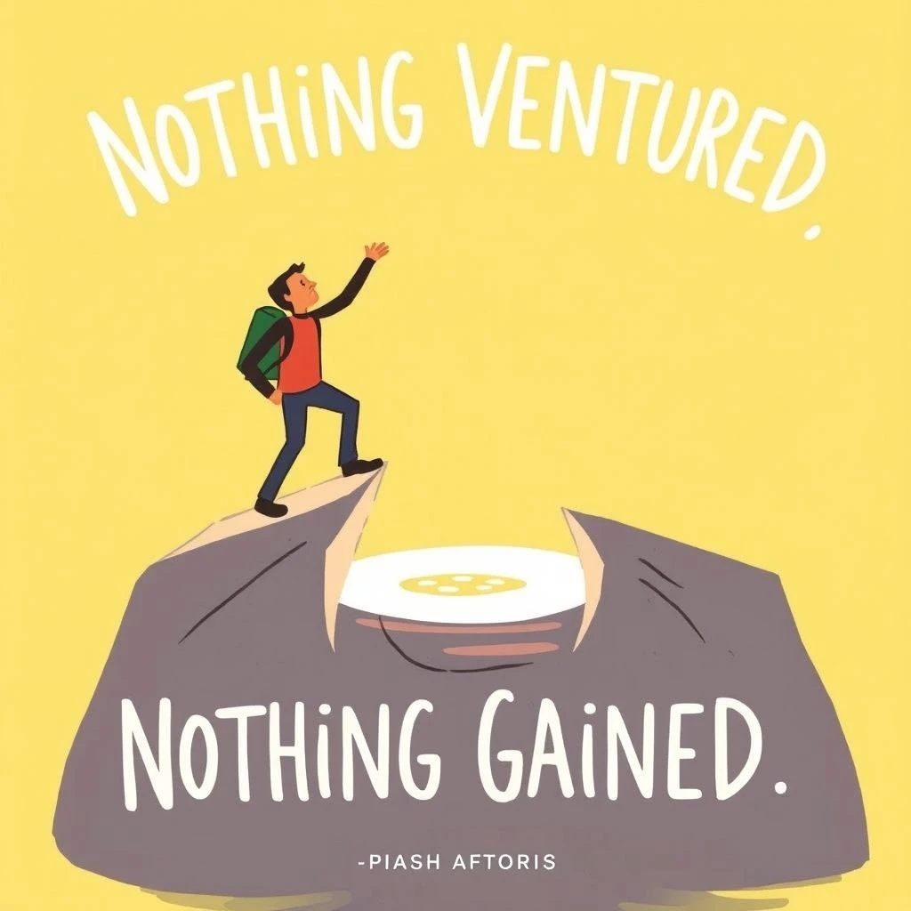 Compreendendo 'Nothing Ventured, Nothing Gained' Idioma Essencial para Aprendizes