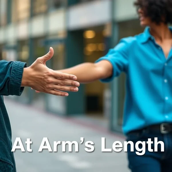 Resim başlığı: İngilizce deyimlerde At Arm's Length anlamını gösterme
