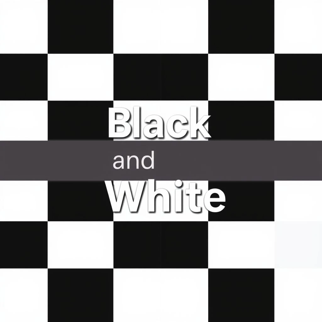 "Black And White" Verstehen: Englische Redewendungen & Klare Bedeutung
