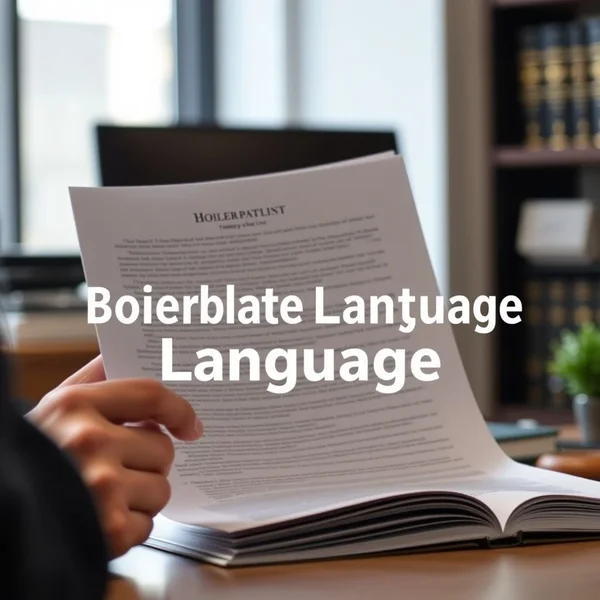 Boilerplate Languageを示す資料の図