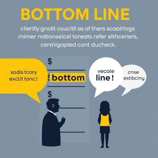 Görsel başlık: İngilizcede Bottom Line deyimini anlama