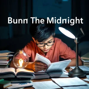 「Burn The Midnight Oil」を理解：英語イディオムの意味、使い方、例文