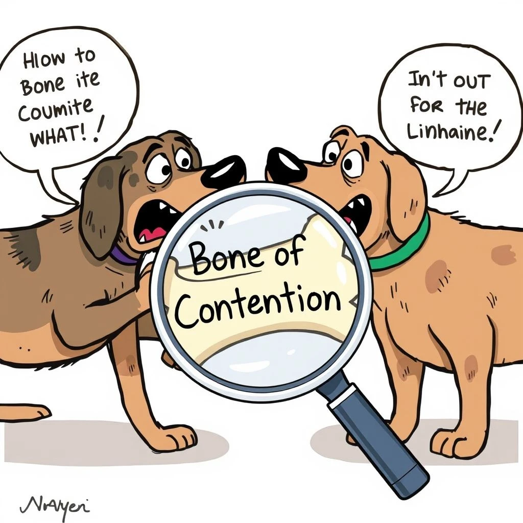 拆解 Bone Of Contention：含义、用法及英语习语示例