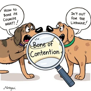 拆解 Bone Of Contention：含义、用法及英语习语示例