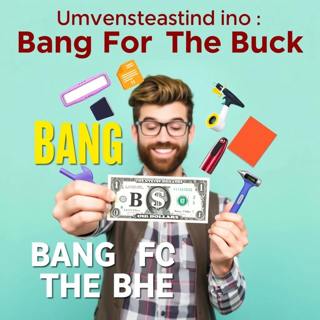 Comprendre Bang For The Buck : Valeur Maximale et Utilisation en Anglais