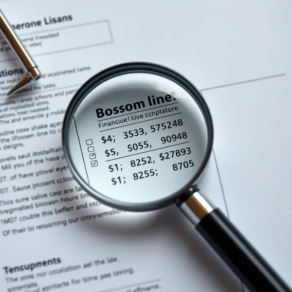 Bildtitel: Das Verständnis des Idioms 'Bottom Line' im Englischen