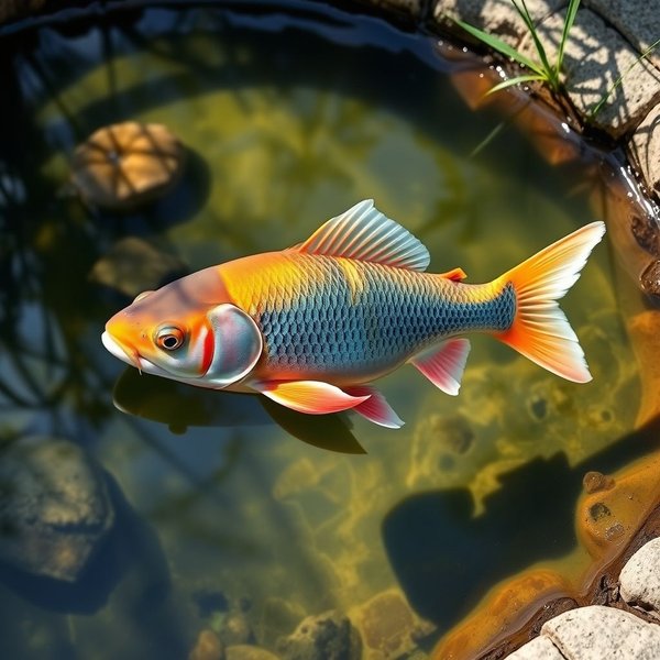 Understanding the idiom Big Fish In A Small Pond: a large fish in a tiny bowl