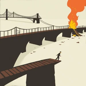 理解Burn Bridges：英语习语含义与用法，避免断绝后路