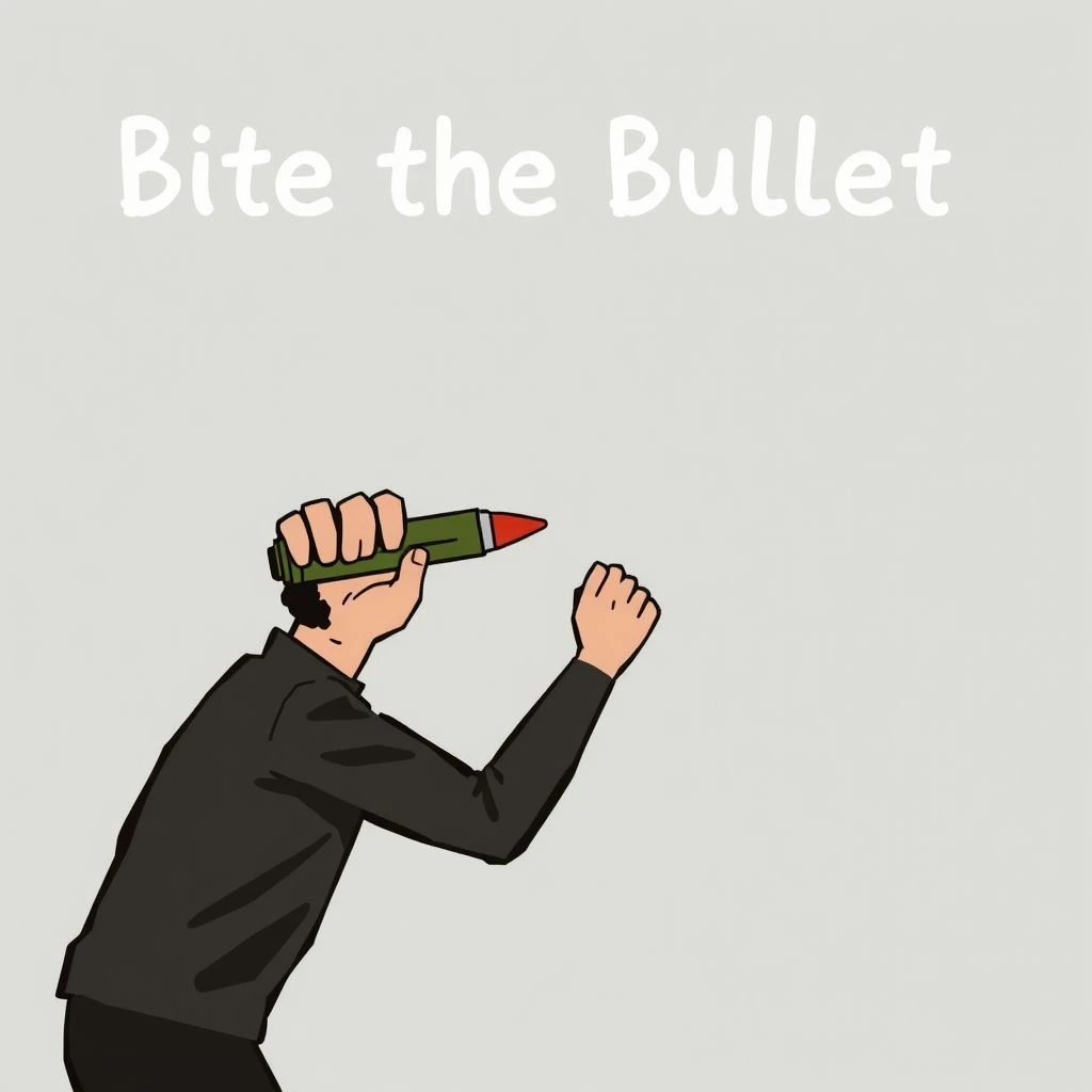 Memahami 'Bite The Bullet': Idiom, Penggunaan, Sinonim & Contoh Percakapan