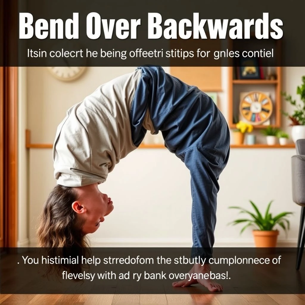 Идиома Bend Over Backwards: Значение и использование в английском