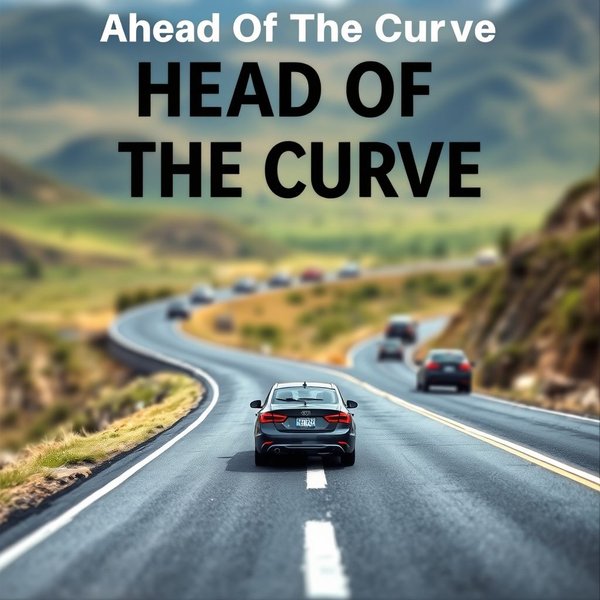A graph showing a rising curve with a point far ahead, illustrating the concept of being "Ahead Of The Curve"