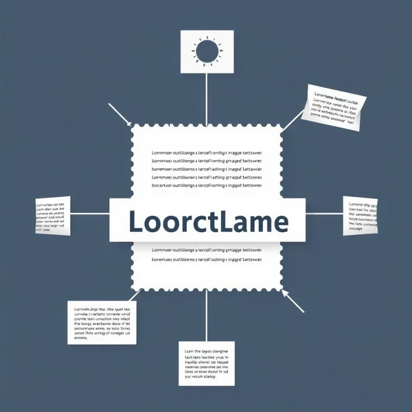 Visuelle Darstellung von Boilerplate Language in einem Dokument