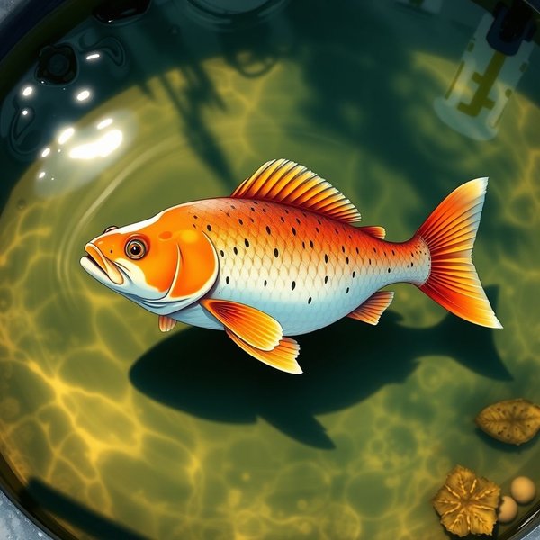 Understanding the idiom Big Fish In A Small Pond: a large fish in a tiny bowl