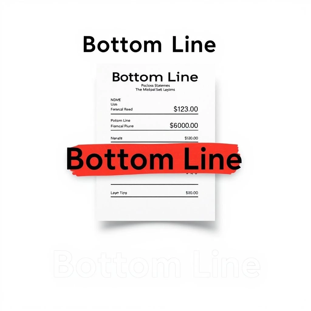 فهم Bottom Line: المعنى والاستخدام في التعبيرات الإنجليزية