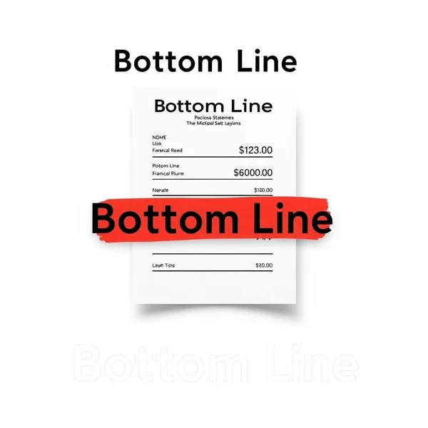 عنوان الصورة: فهم عبارة "Bottom Line" في الإنجليزية