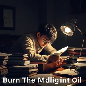 فهم عبارة Burn The Midnight Oil: دليل الأمثال والتعابير الإنجليزية