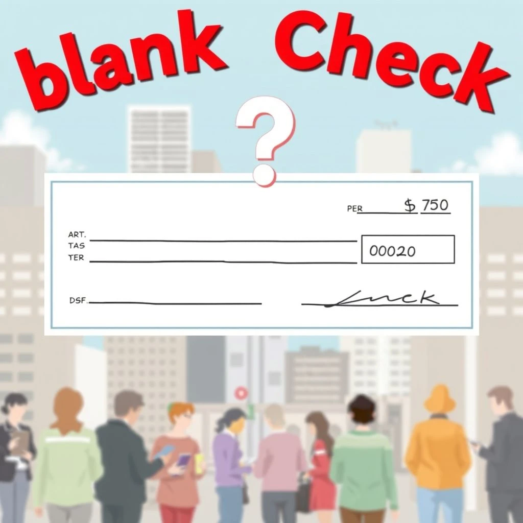 เข้าใจความหมาย Idiom 'Blank Check': ความหมายและการใช้งานสำหรับผู้เรียน
