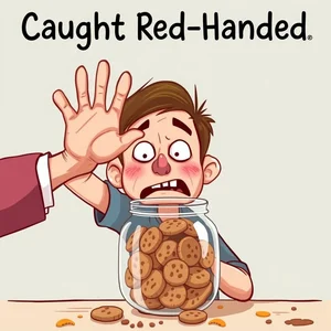 Comprendere "Caught Red-Handed": Significato e Uso negli Idiomi Inglesi